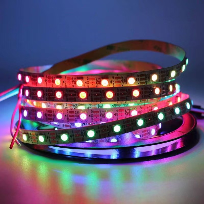 SMD 5050 RGB LED Strip 60LEDs/M DC12V/20pixes,DMX512 control