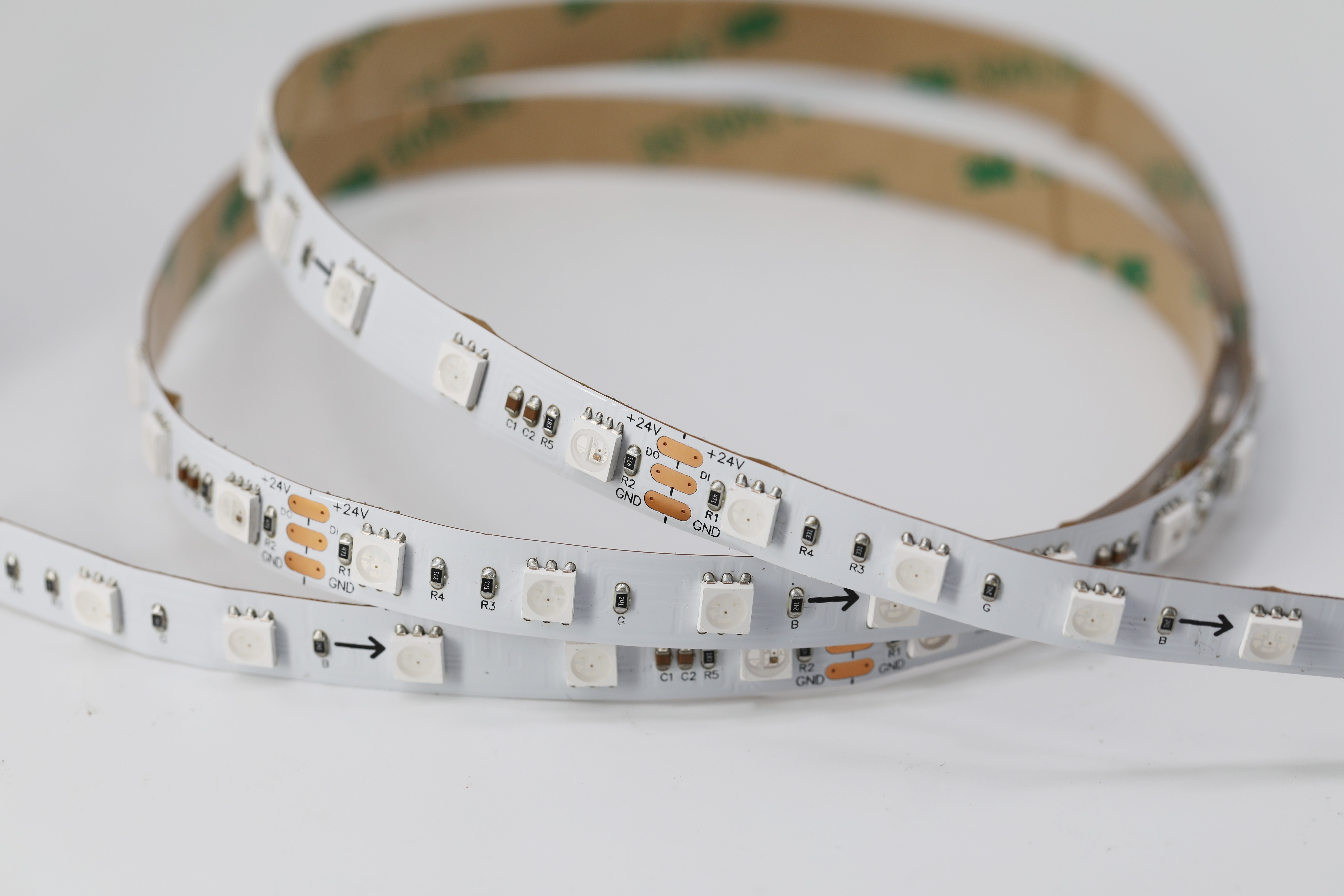 PWM control 60LEDs/M DC12V 5050 RGB LED Strip